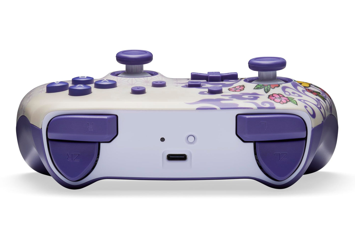 PowerA Enhanced Wireless Controller for Nintendo Switch - Pokémon Blossom - Purple - Model NSGP0324-01R - Officially Licensed Gamepad