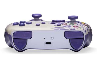 PowerA Enhanced Wireless Controller for Nintendo Switch - Pokémon Blossom - Purple - Model NSGP0324-01R - Officially Licensed Gamepad