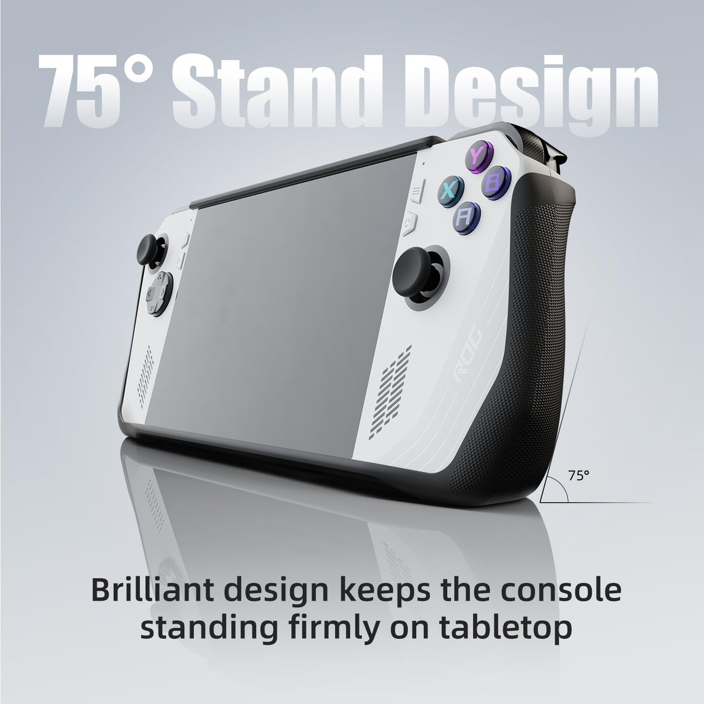 Skull & Co. GripCase for ROG Ally (2023) - Soft Protective Case, Shock-Absorbent, Non-Slip, Galactic Purple