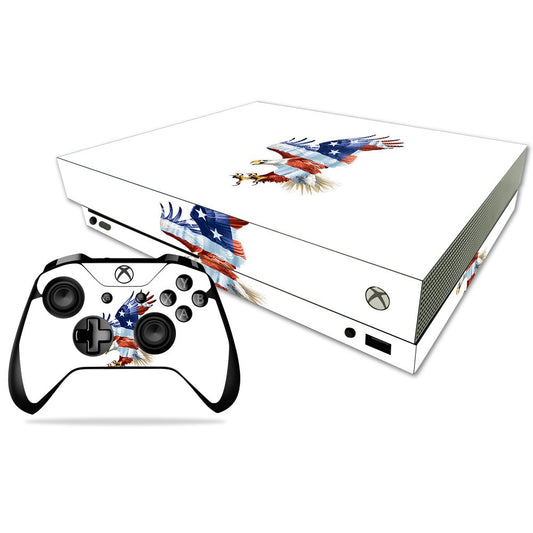 MIGHTY SKINS Xbox One X Skin - American Eagle Vinyl Decal Wrap, Durable & Unique, Easy to Apply/Remove, Model: MIXBONXCMB
