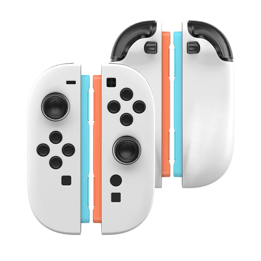 RDFJ Silicone Case Compatible with Nintendo Switch 2 Joycon Controller Anti-Slip (White)