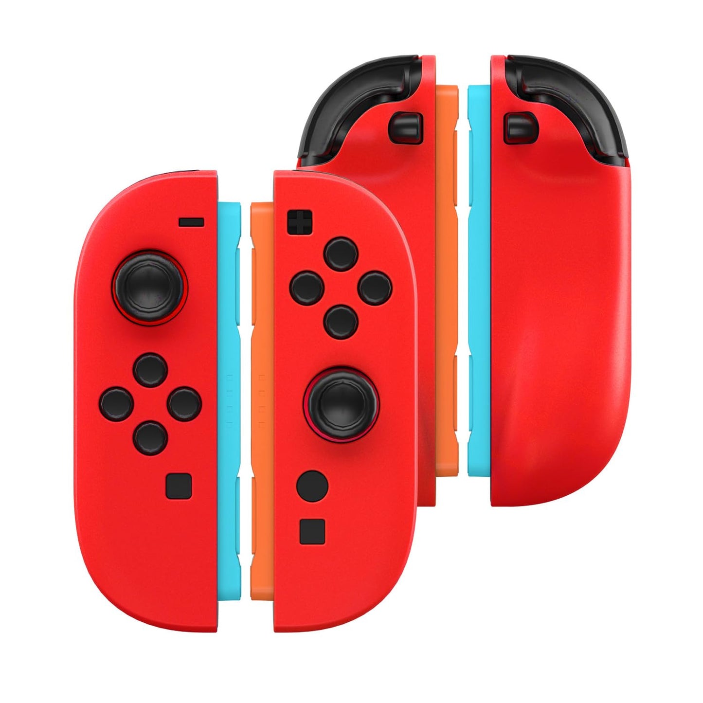 RDFJ Silicone Case Compatible with Nintendo Switch 2 Joycon Controller Anti-Slip (Red)