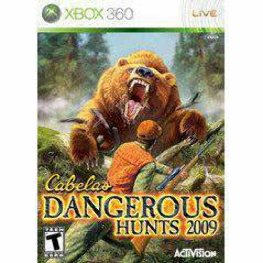 ACTIVISION Cabelas Dangerous Hunts 09 - Xbox 360 Game, Model 047875756854