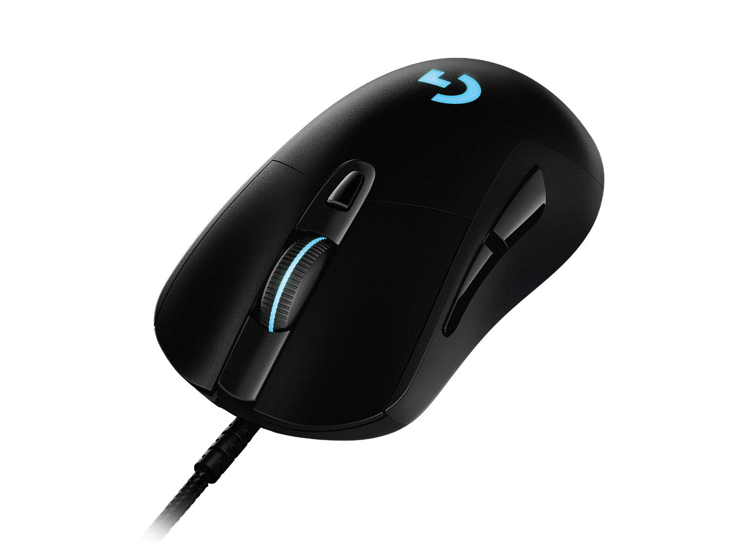 Logitech G403 Hero Wired Gaming Mouse  Hero 16K Sensor  16000 DPI  RGB Backlit Keys  Adjustable Weights  6 Programmable Buttons  On-Board Memory  Braided Cable  PC/Mac/Laptop - Black