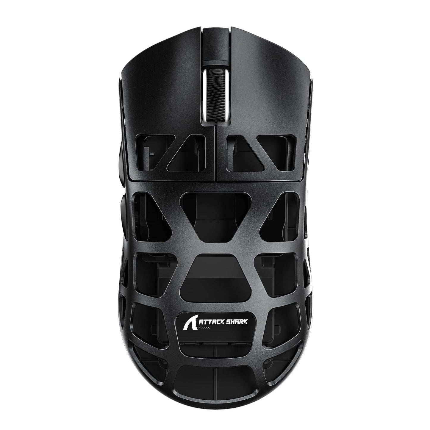 ATTACK shark design R3 46g Superlight Magnesium Alloy Wireless Gaming Mouse  BT/2.4Ghz/Wired Computer Mouse  8000Hz Wireless Polling Rate  PAW3395 26K DPI Optical Sensor Programmable Mice for Win/Mac(Black)