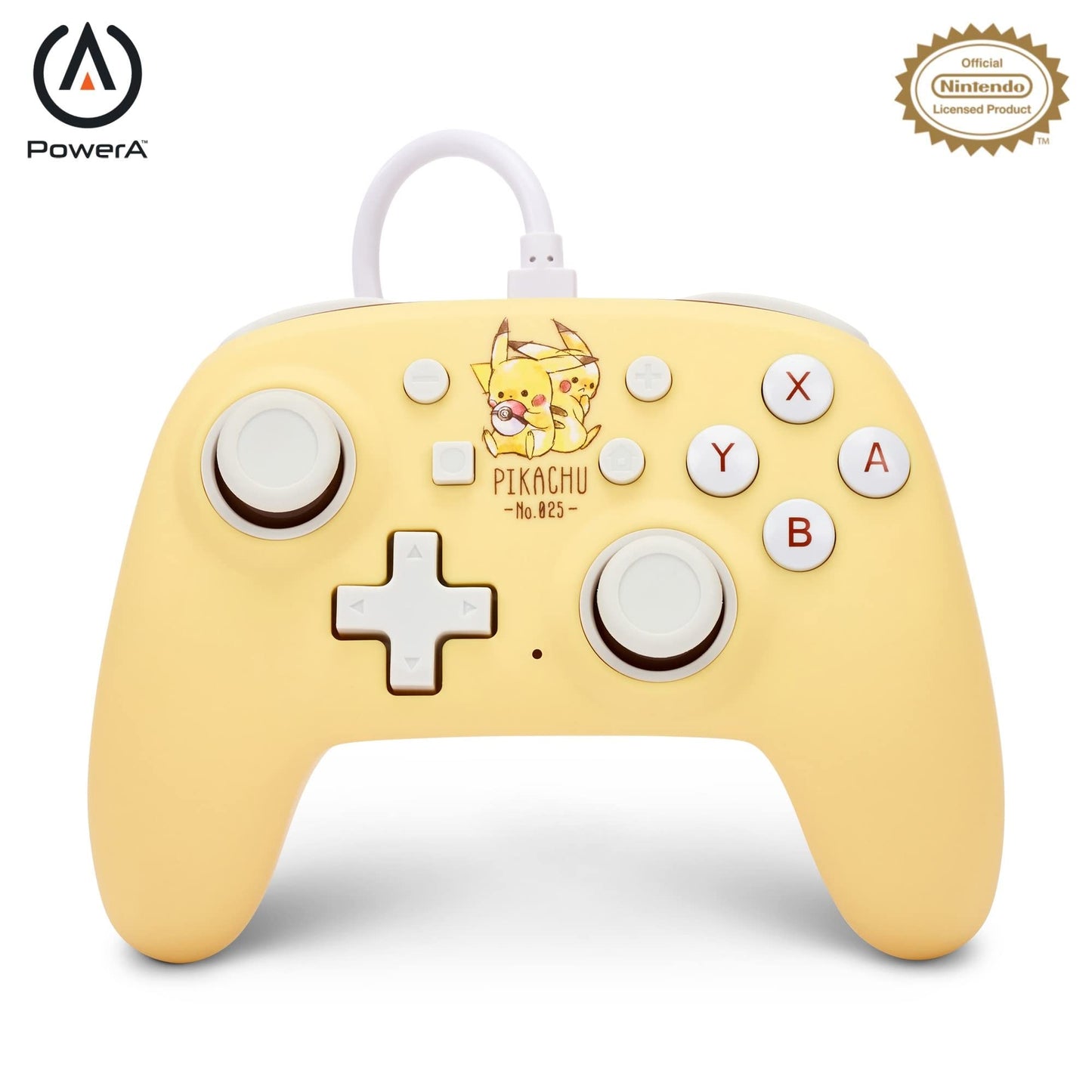 PowerA Nano Wired Controller for Nintendo Switch - Pikachu Friends  Comfortable Ergonomics  Officially Licensed