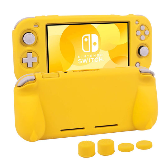 Silicone Protective Case for Nintendo Switch Lite, Soft Grip Case Cover with Comfort Ergonomic Handles for Nintendo Switch Lite 