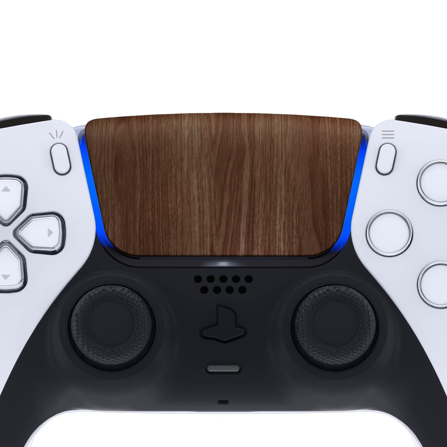 eXtremeRate Replacement Touchpad Cover for PS5 Controller - Wood Grain - Compatible with BDM-010/020/030/040/050 Models