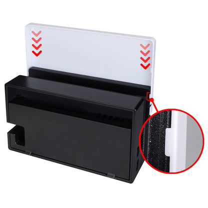 PlayVital Custom Dock Cover for Nintendo Switch - Anti-Scratch Hard Shell, The Great Wave Design, Model NTG7001