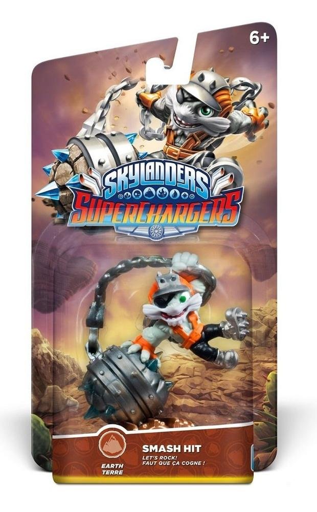 ACTIVISION Skylanders SuperChargers - Smash Hit (Model 87531EU) Pocket-Size Action Figure - Silver for PS4/Xbox One/Wii/3DS