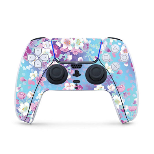 MightySkins Gaming Skin for PS5 / Playstation 5 Controller - in Bloom | Protective Viny wrap | Easy to Apply and Change Style | Made in The USA