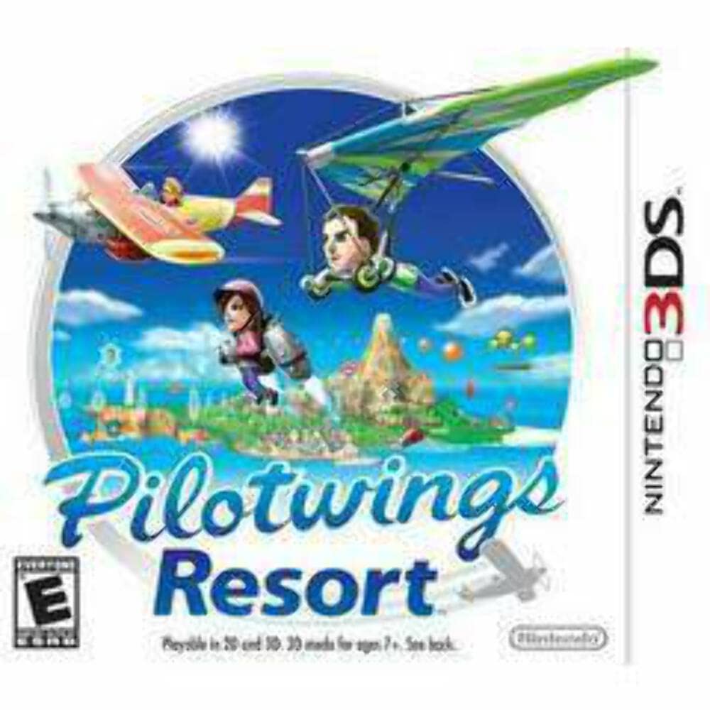 Nintendo 3DS Pilotwings Resort Game - Model AAC4001-CTRPAWAE, Adventure Flight Simulation