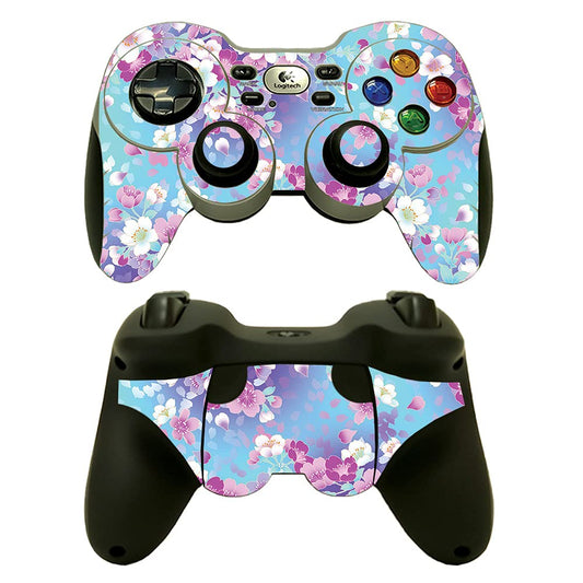 MightySkins Skin Compatible with Logitech Wireless Gamepad F710 - in Bloom | Protective  Durable  and Unique Vinyl Decal wrap Cover | Easy to Apply  Remove  and Change Styles | Made in The USA