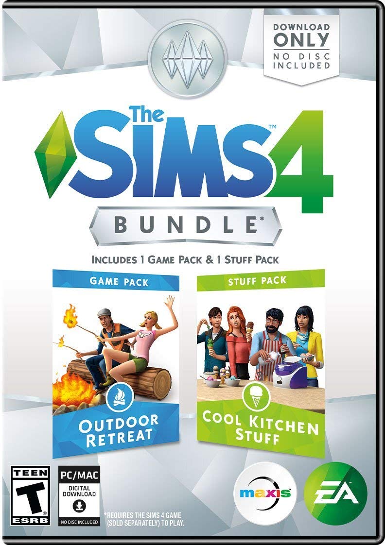 The Sims 4 Bundle Pack - Outdoor Retreat & Cool Kitchen Stuff - PC - Electronic Arts