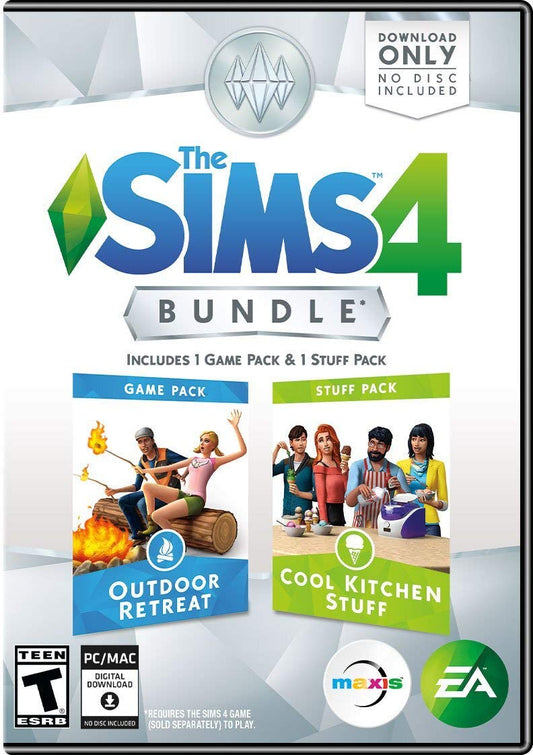 The Sims 4 Bundle Pack - Outdoor Retreat & Cool Kitchen Stuff - PC - Electronic Arts