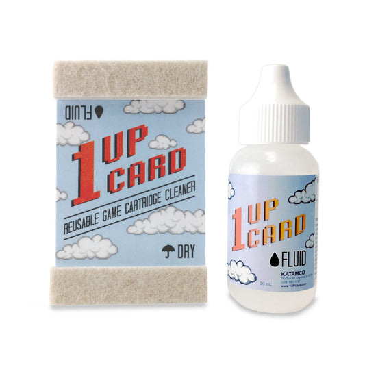 1UPcard Universal Retro Video Game refill unit Cleaner Kit