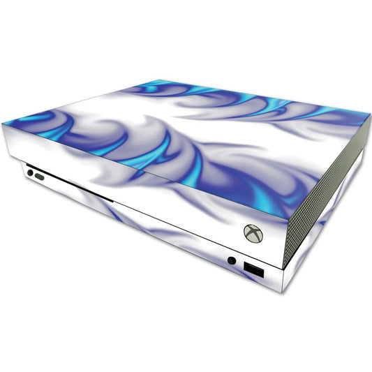 MIGHTY SKINS Vinyl Decal Skin for Microsoft One X Console - Blue Fire, Easy to Apply & Remove, Durable Protection, Model MIXBONX-Blue Fire