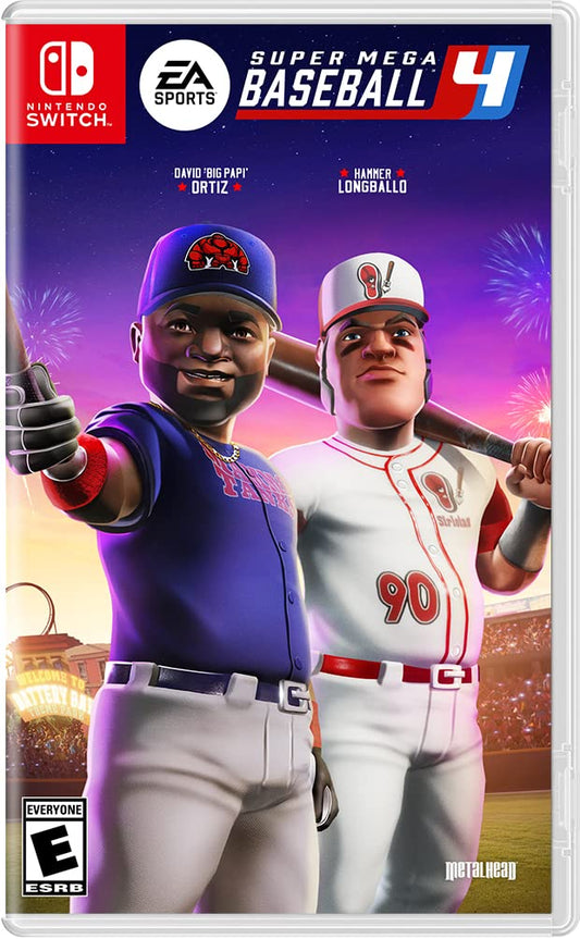 Electronic Arts Super Mega Baseball 4 for Nintendo Switch - Exciting Gameplay, Sports Action, Family-Friendly Fun