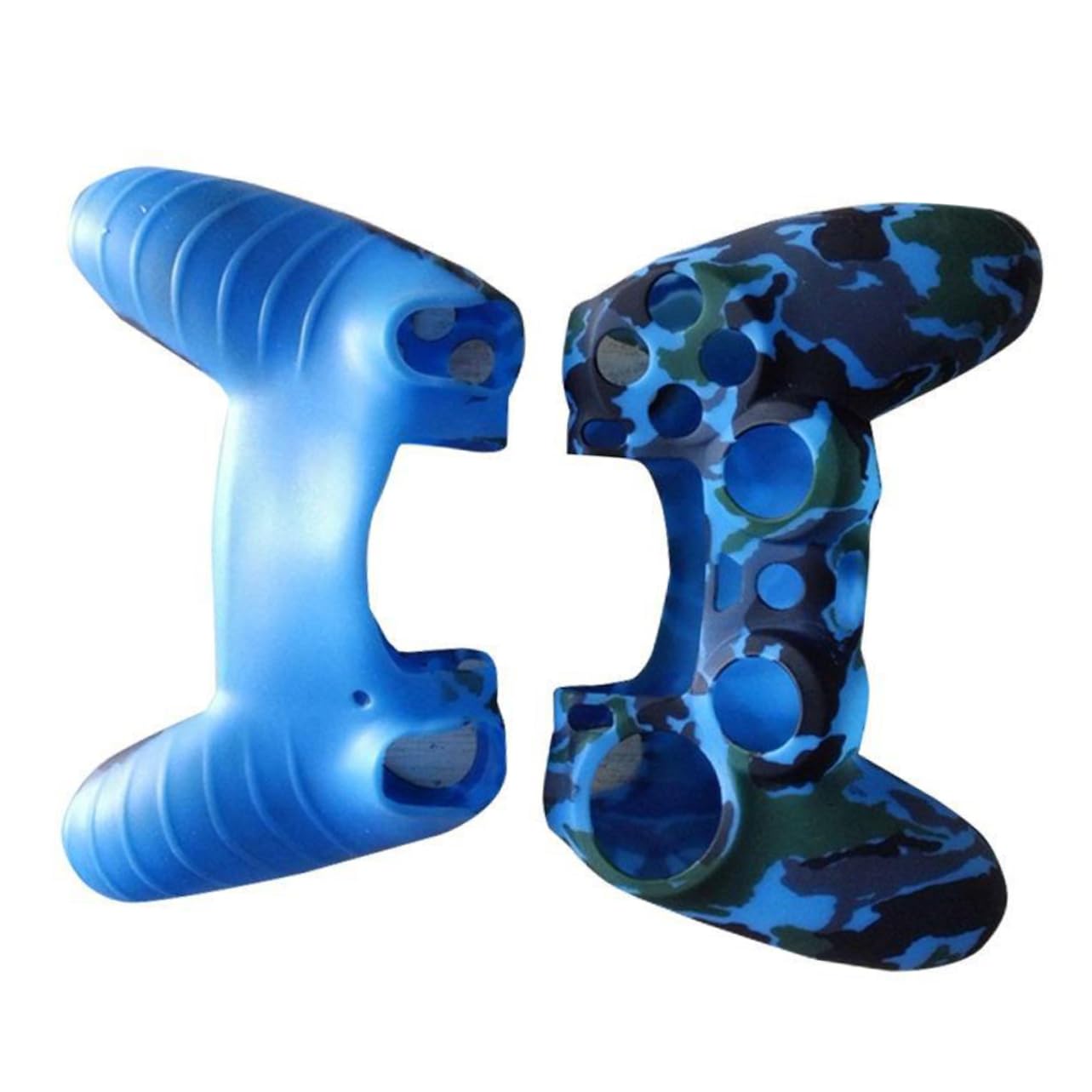FELTECHELECTR Camouflage Blue Silicone Cover for Controller Accessories Protective Case Smooth Grip