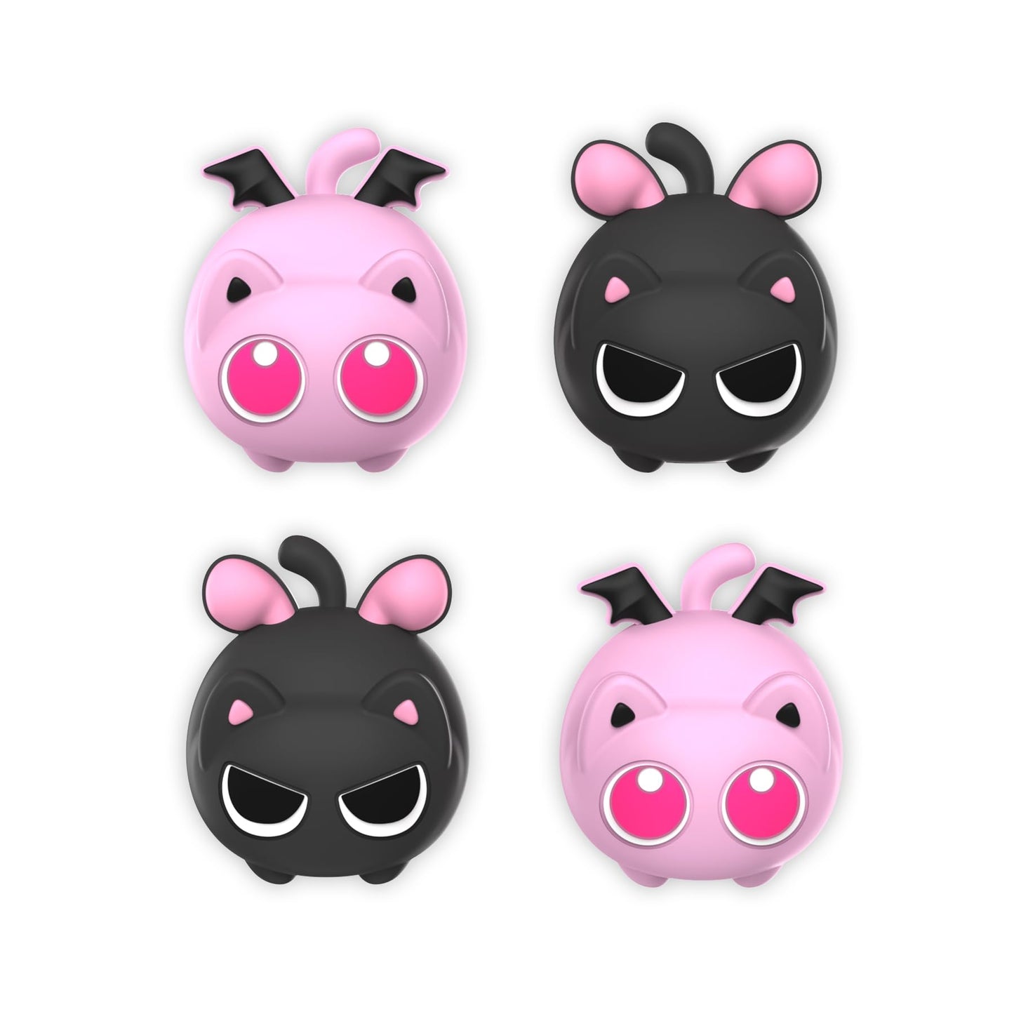 PlayVital Thumb Grip Caps for Nintendo Switch & Lite - Joystick Covers, Model NJM1210, For Switch/OLED/Lite (B)