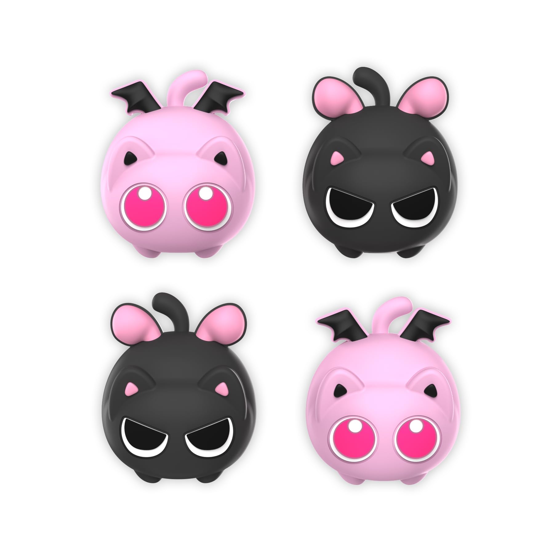 PlayVital Thumb Grip Caps for Nintendo Switch & Lite - Joystick Covers, Model NJM1210, For Switch/OLED/Lite (B)