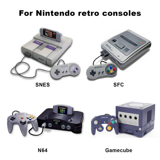 Y.D.F N64 to HDMI Converter Adapter - 16:9/4:3 Support, Plug and Play, Black, Model OM-059N64, Compatible with N64/SNES/NG