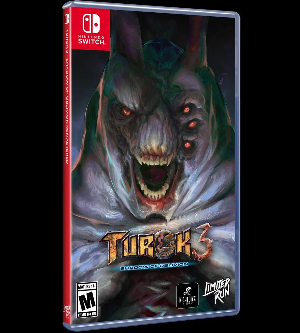 Turok 3 Shadow of Oblivion Remastered Nintendo Switch Limited Run #237