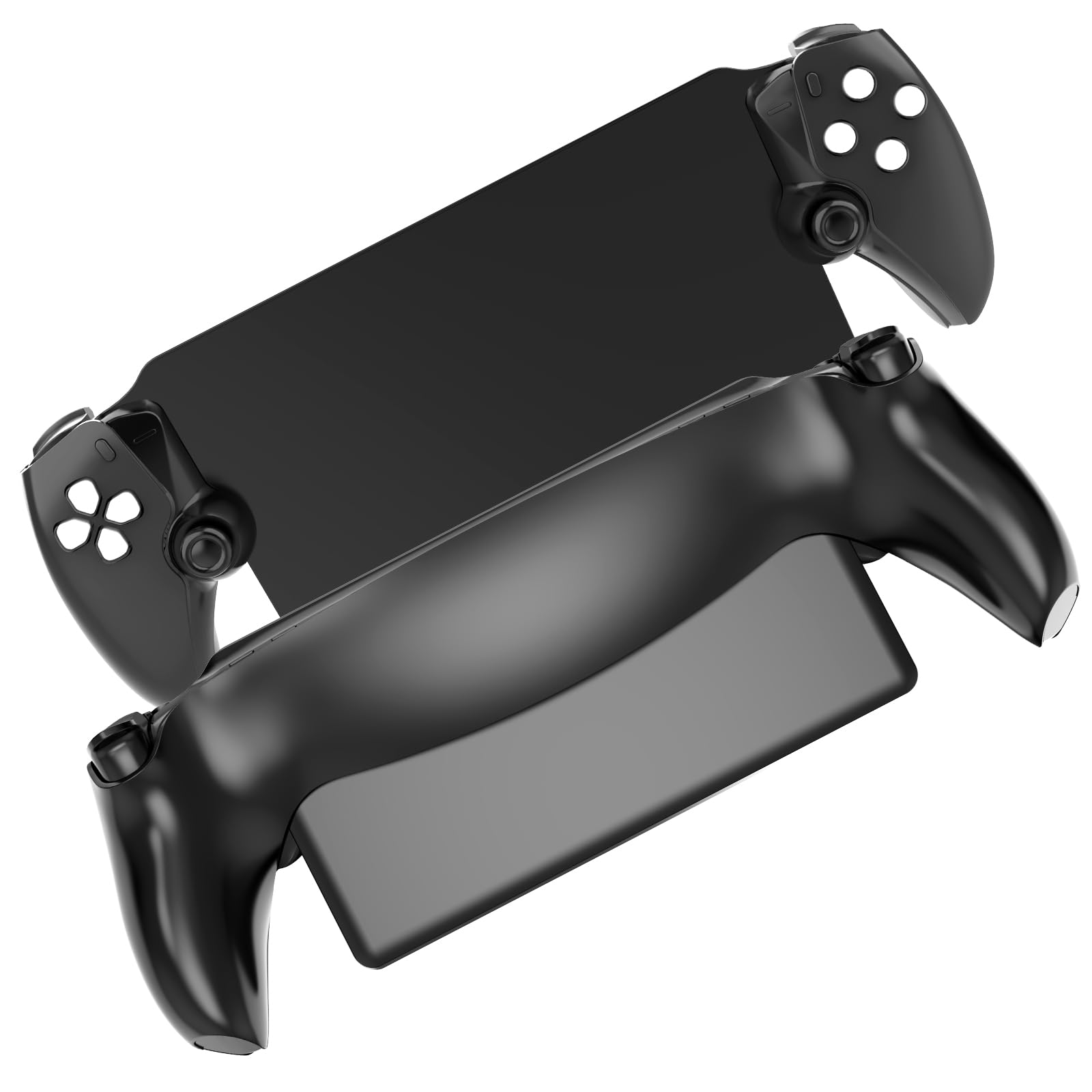 PEYANZ Replacement Plates Compatible with PlayStation Portal Shell Skin for PS Portal Black  Gift for Boy/Man(Console Not Included)