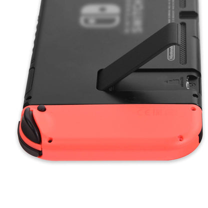 JAOYSTII Kickstand Replacement Back Shell Holder for Nintendo Switch - Black