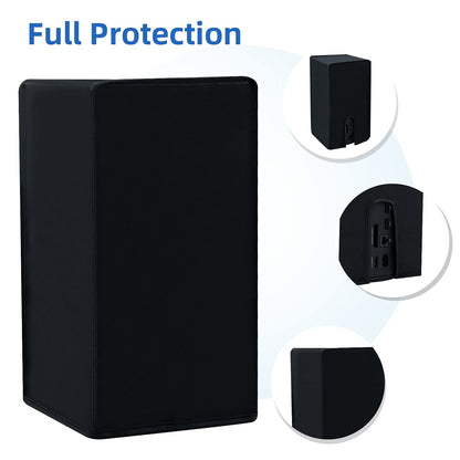 Mcbazel Xbox Series X Dust Cover, Waterproof Oxford Fabric, Anti-Scratch, Easy Access Cable Port, Black, Model MT-000016