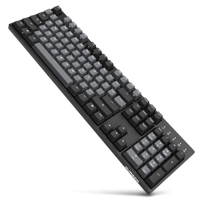 DURGOD Taurus K310 Mechanical Keyboard - 104 Keys, USB C Wired, Grey, Cherry MX Brown, Programmable, NKRO for Windows & Mac