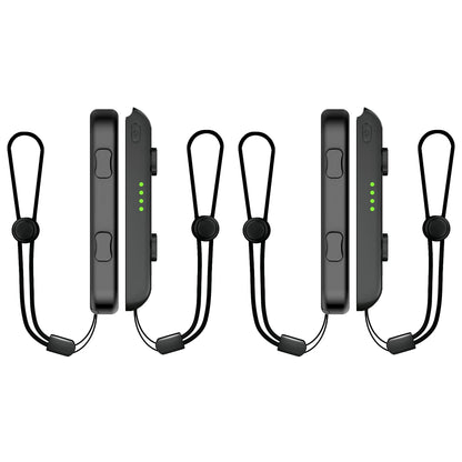 Lonxmovs 4 Pack Joycon Wrist Straps - Replacement Accessories for Nintendo Switch - Black