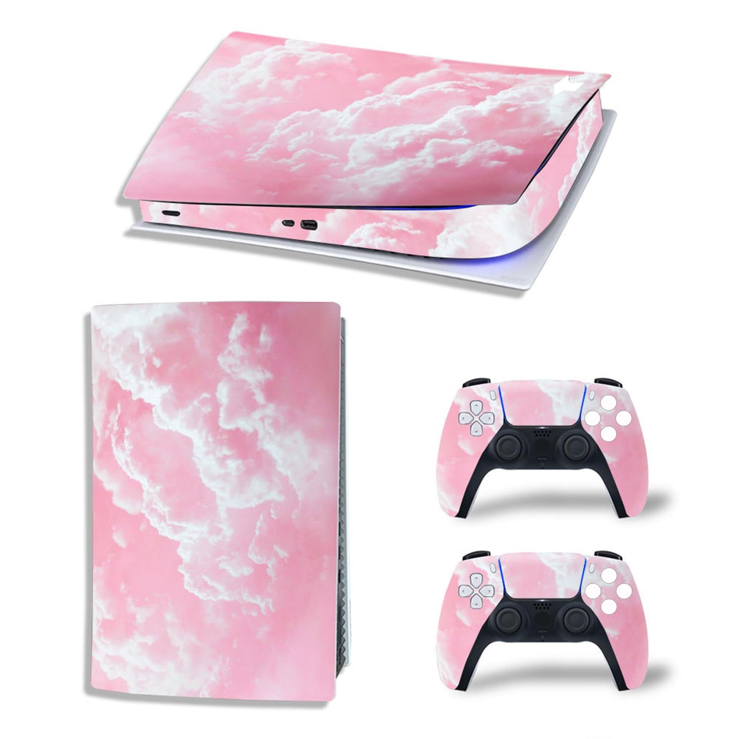 Skin Sticker Compatible with PS5 Digital Console  Vinyl Decal Protective Wrap Cover for Game Controller (Multi)
