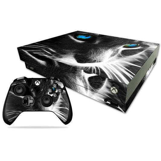 MIGHTY SKINS Xbox One X Skin - Cat Design, Durable Vinyl Decal Wrap, Easy Apply/Remove, Model MIXBONXCMB-Cat, Made in USA