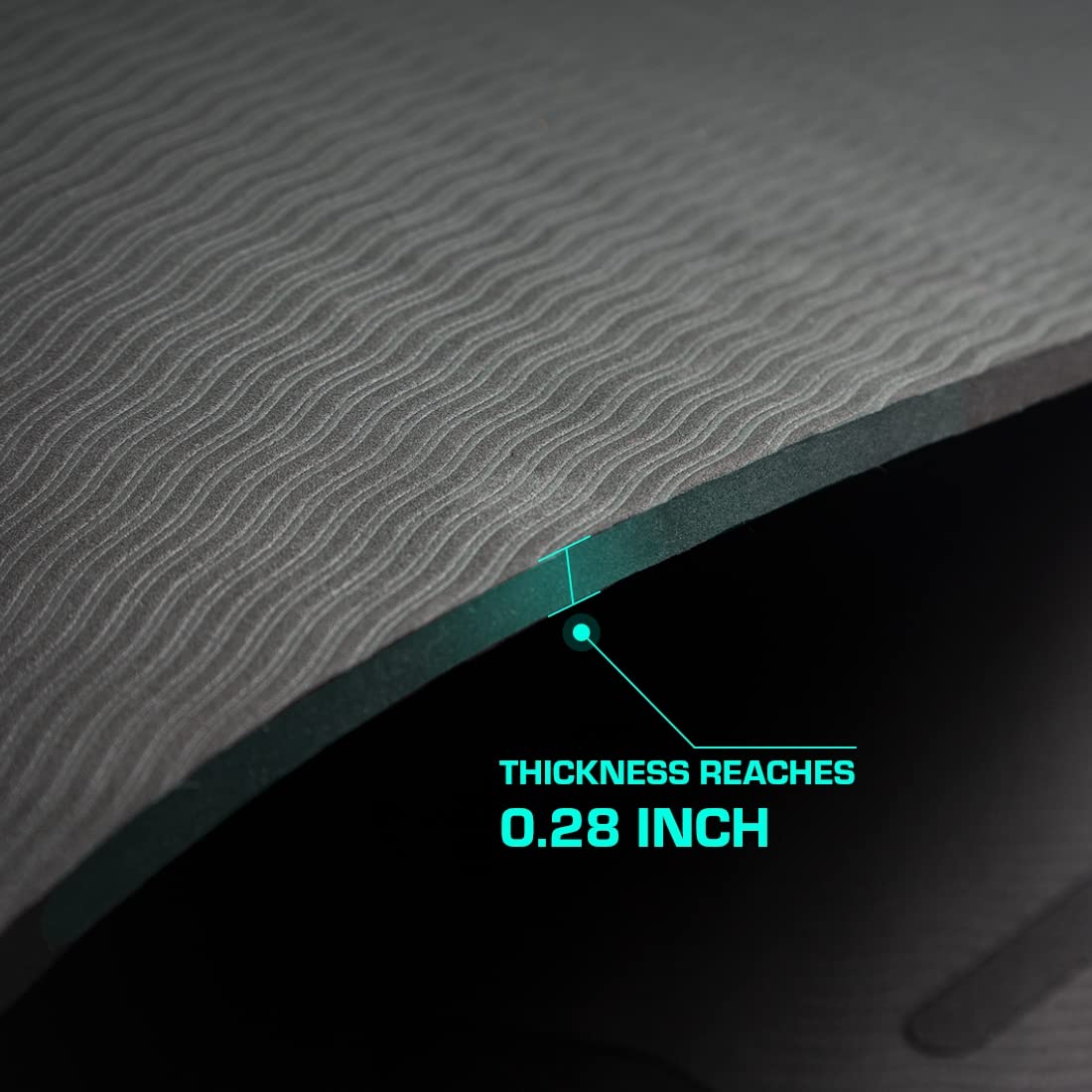 Rebuff Reality VR Mat - 55" Round Non-Slip Foam Walking Platform for All VR Systems, Super Soft with Centering Button