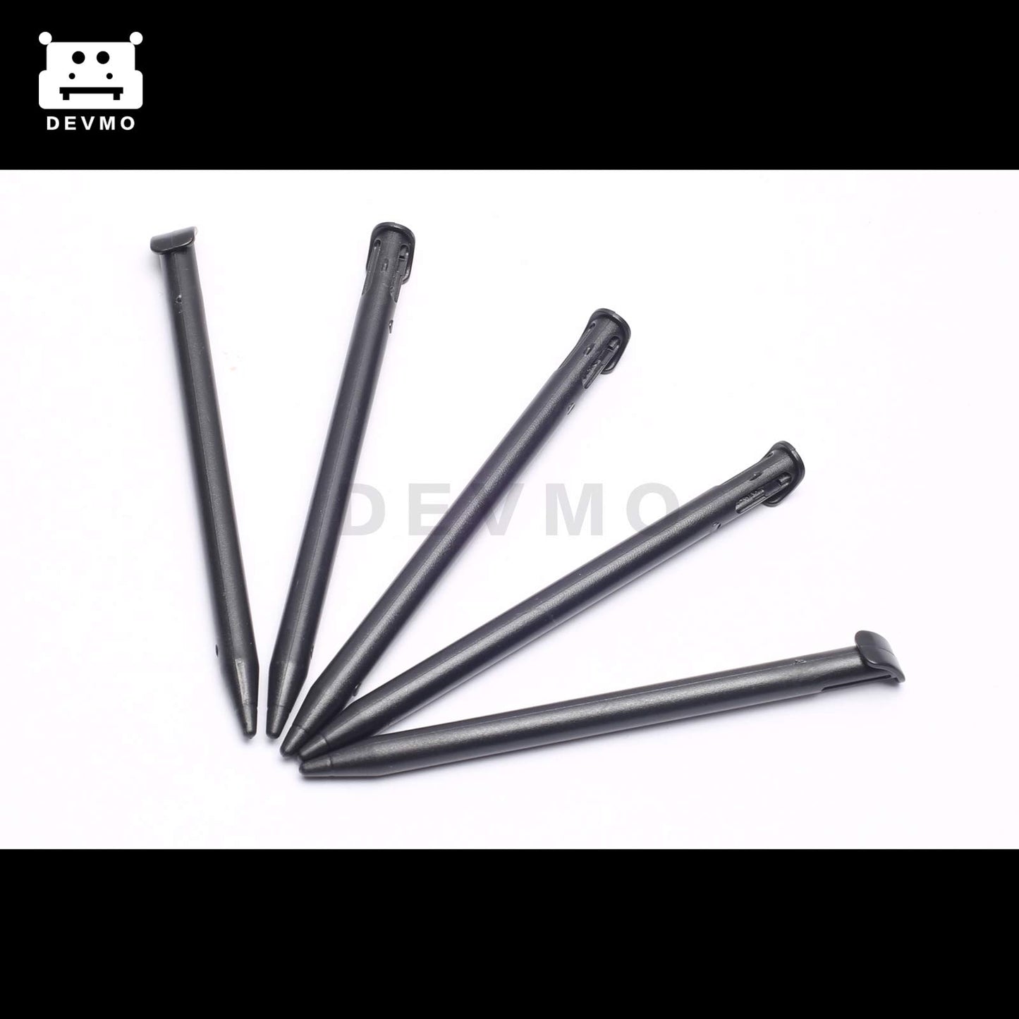 DEVMO Stylus Pens Set for New 3DS XL - 5 PCS Black Touch Screen Replacement Pens