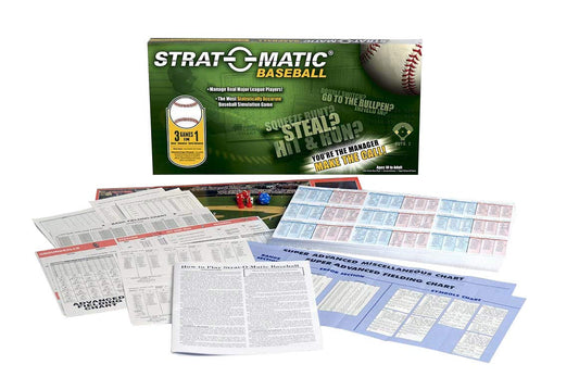 Strat-O-Matic Baseball Game - Current Edition - Medium - Multicolor - Model B2010G