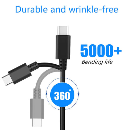 Deummiu 45W GaN USB C Charger for Nintendo Switch - 6FT Cable, 15V 2.6A AC Adapter, Compatible with Switch/Lite/OLED/Dock