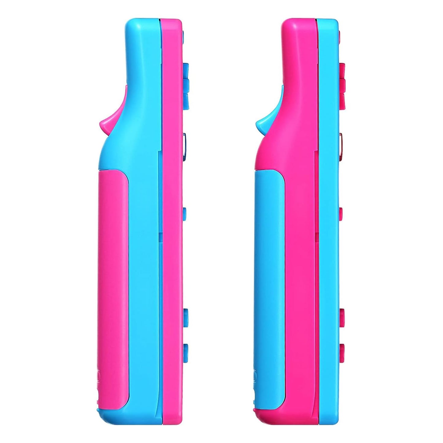 JYELUK Wii Remote Controller 2 Pack - Compatible with Nintendo Wii, Includes Wrist Straps, Pink & Blue