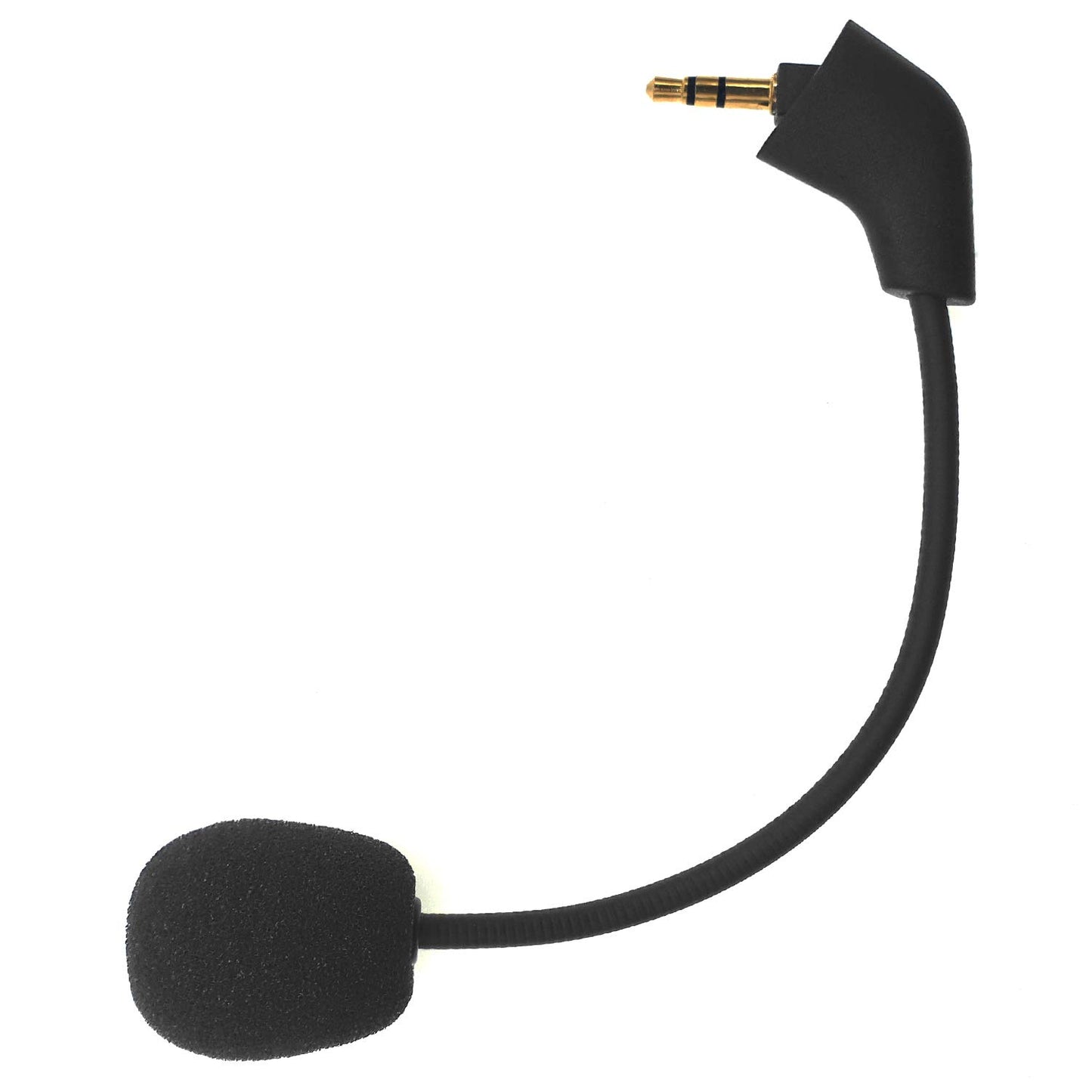 Mic Replacement Boom Compatible with HyperX 1st Version Cloud X/Core/Cloud II - Angled Slot Jack (Pre-2022 Models Only)  Noise Cancelling Gaming Microphone 3.5mmJack  Black
