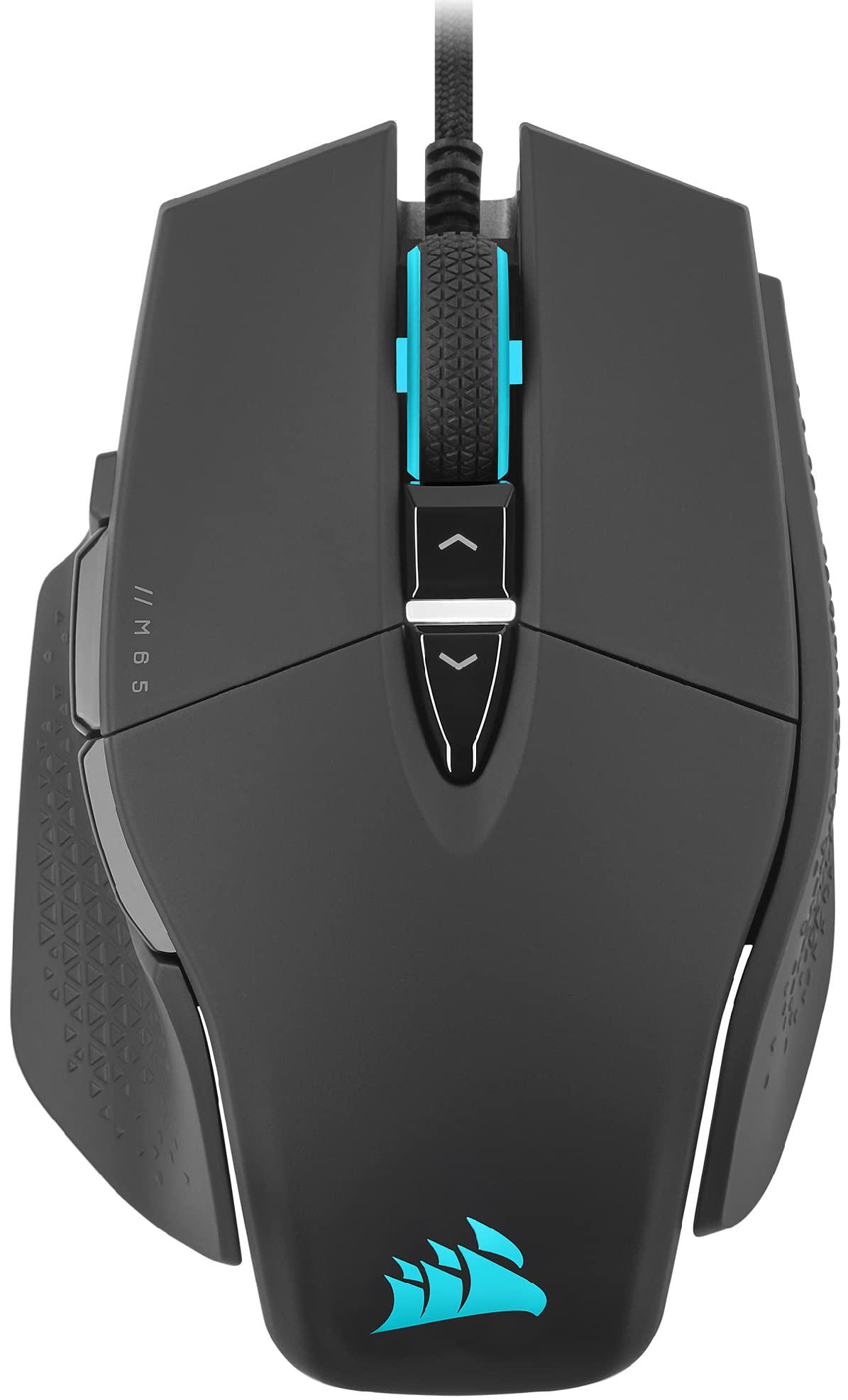 Corsair M65 RGB Ultra FPS Gaming Mouse - 26,000 DPI, Optical Switches, Black, Model CH-9309411-NA2, Tunable Weight System