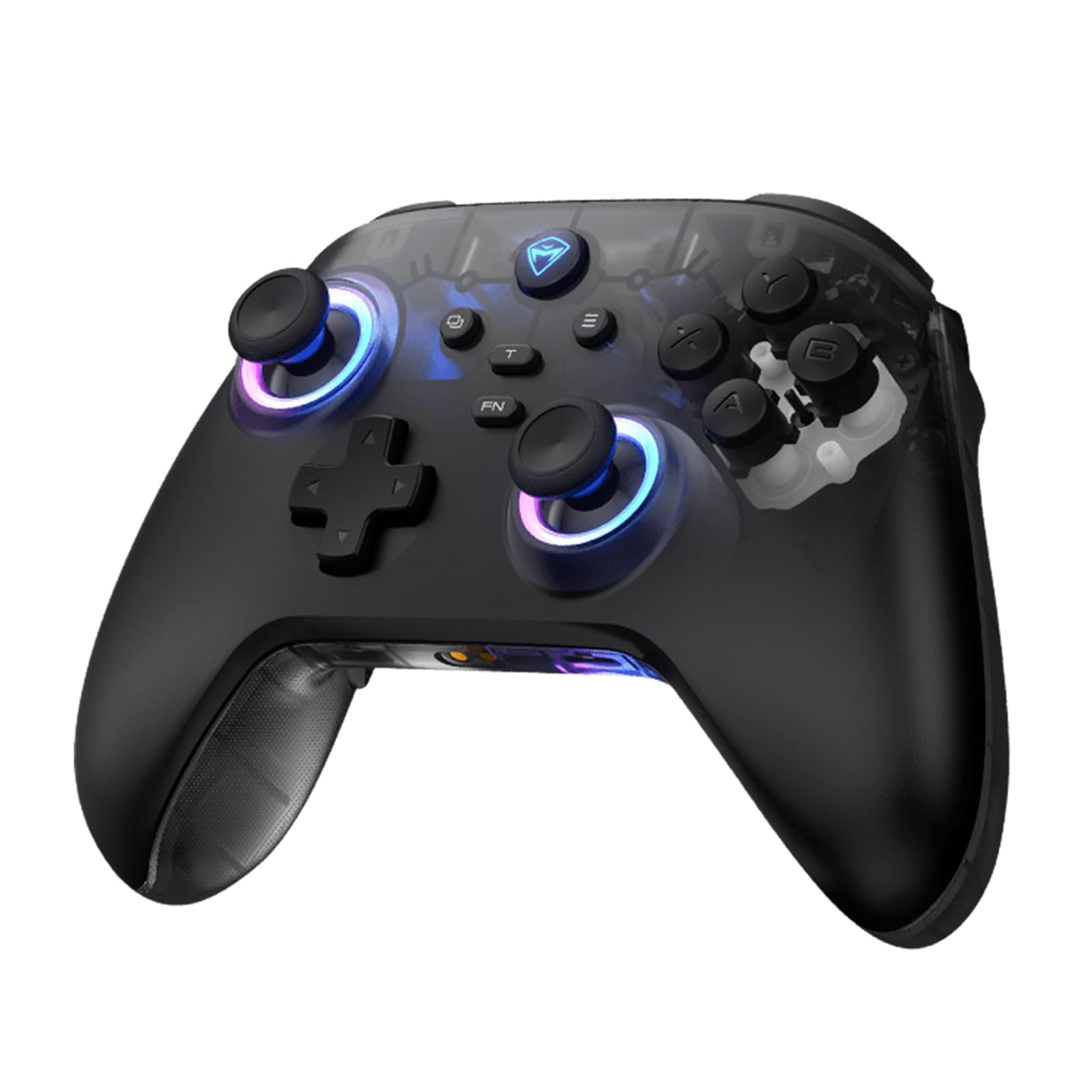 Machenike G3V2 Bluetooth Controller - RGB Lighting, Hall Effect Joysticks, 1000mAh Battery, Programmable Buttons, Black