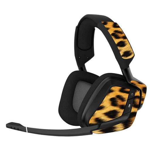 MightySkins Skin Compatible with Corsair Void Pro Gaming Headset - Cheetah | Protective, Durable, and Unique Vinyl Decal wrap Co