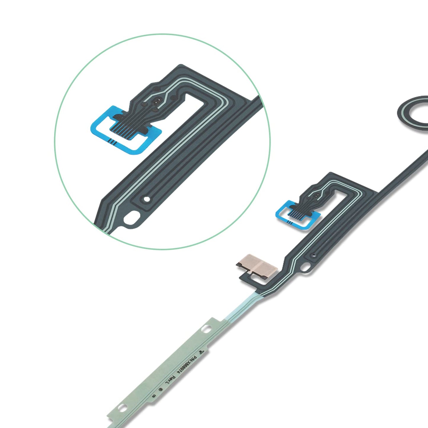 Mcbazel Gam3Gear Power Ribbon Button Switch Flex Cable Repair Part for Xbox One - Black, Model xbo-020004