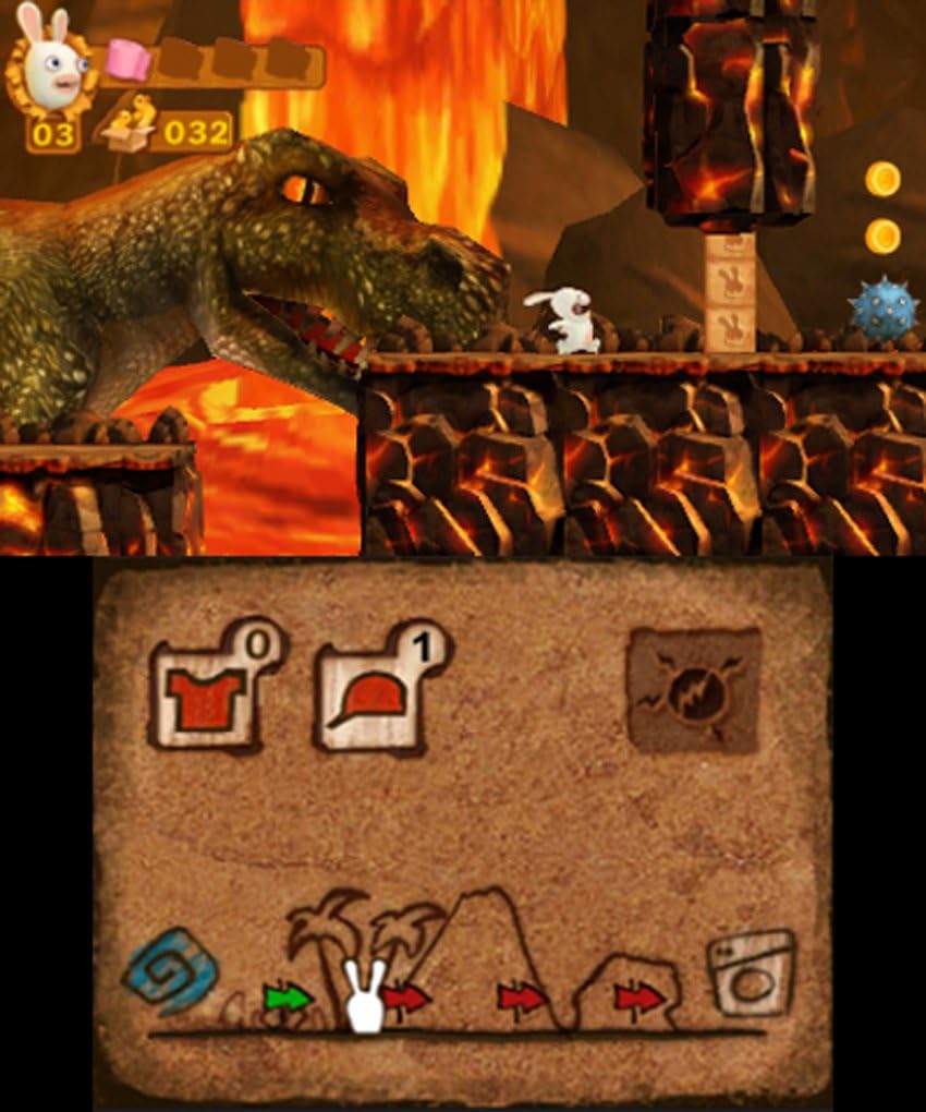 Nintendo Rabbids 3D Game for Nintendo 3DS - Black, Model 3307219935282