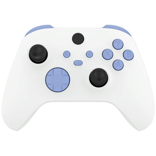 eXtremeRate Replacement Buttons for Xbox Series X & S Controller, Light Violet Custom Accessories Repair Bumpers Trigers Dpad AB