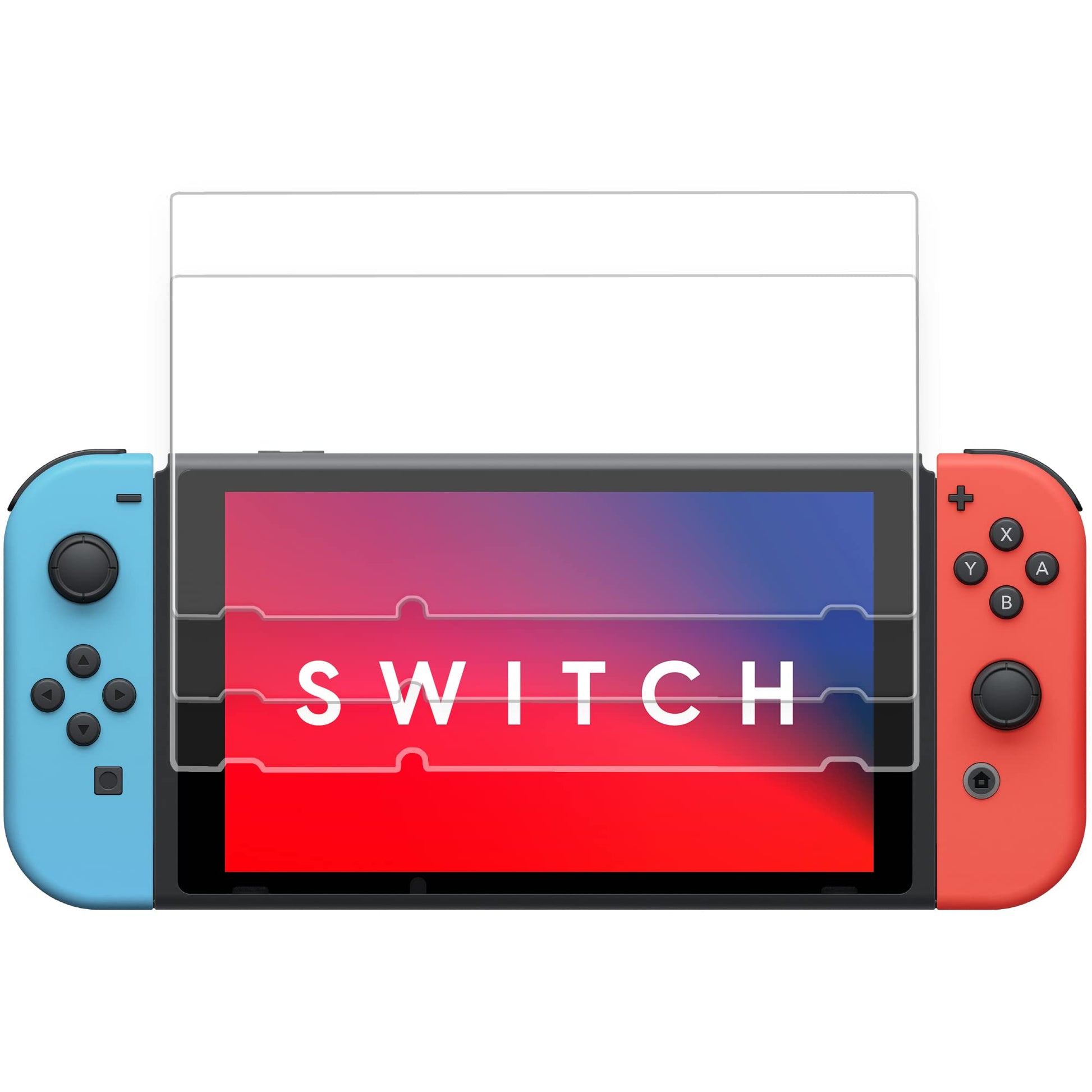 TalkWorks Nintendo Switch Screen Protector - Scratch  Crack Resistant  Ultra-Thin HD Touchscreen Tempered Glass Cover (Pack of 3)