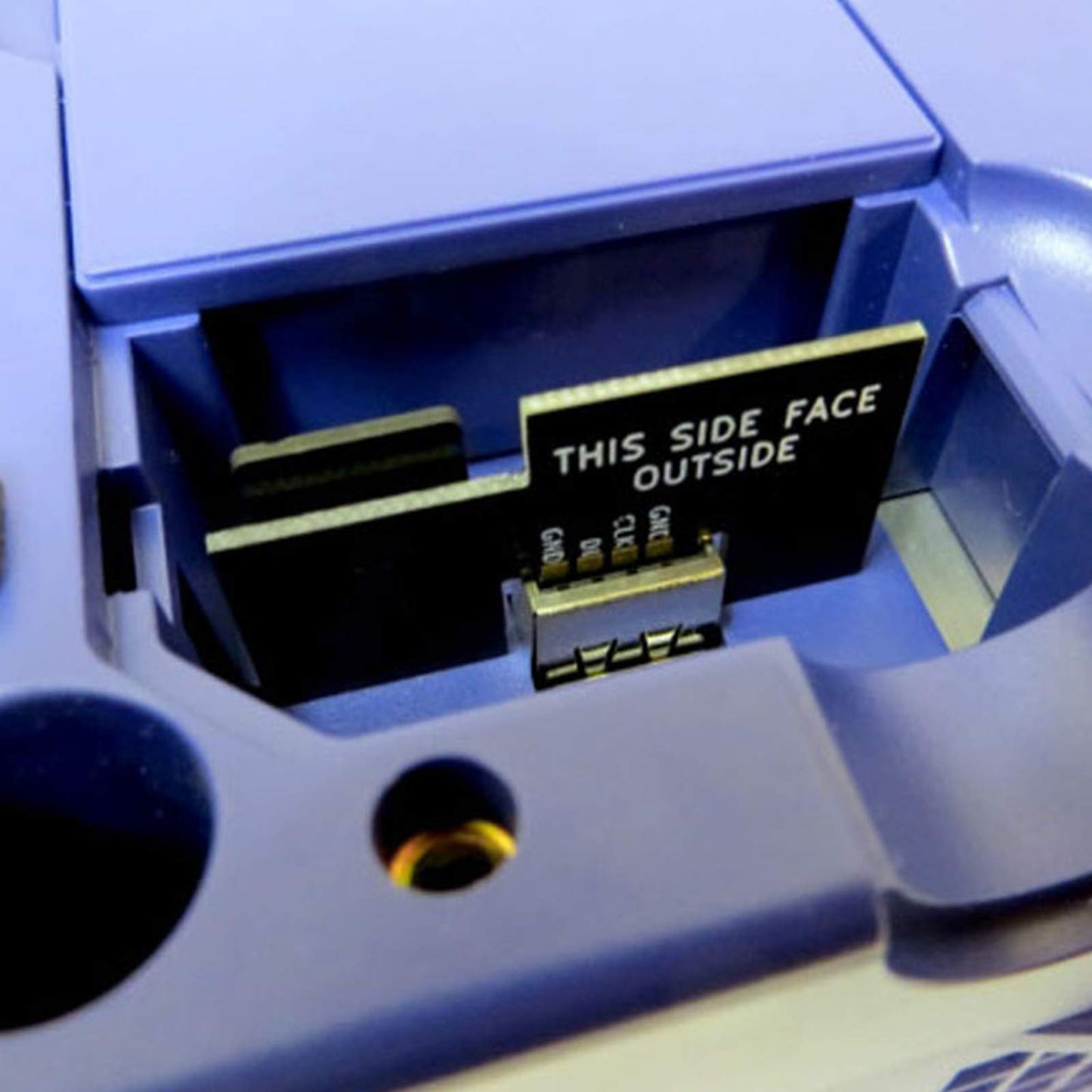 HUAYUWA SD2SP2 Micro SD Card Adapter for Gamecube - Blue, Model HY-NGCPSE1034ETF