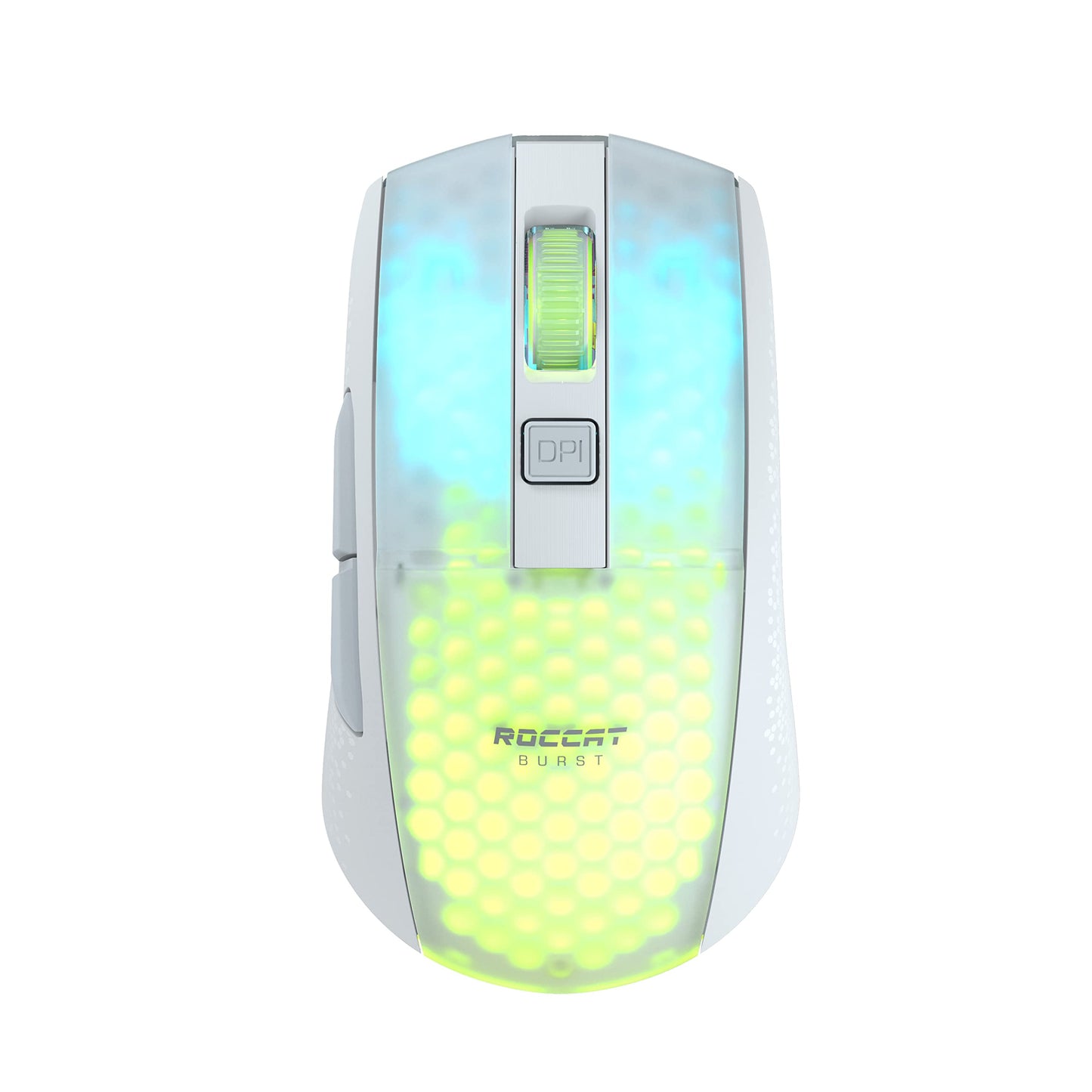 ROCCAT Burst Pro Air Lightweight Symmetrical Wireless RGB Gaming Mouse with 19K DPI Optical Owl-Eye Sensor, Optical Switches, Ti