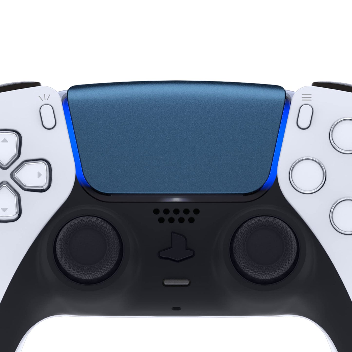 eXtremeRate Metallic Regal Blue Touchpad Cover for PS5 Controller BDM-010/020/030/040/050 - Custom Replacement Part